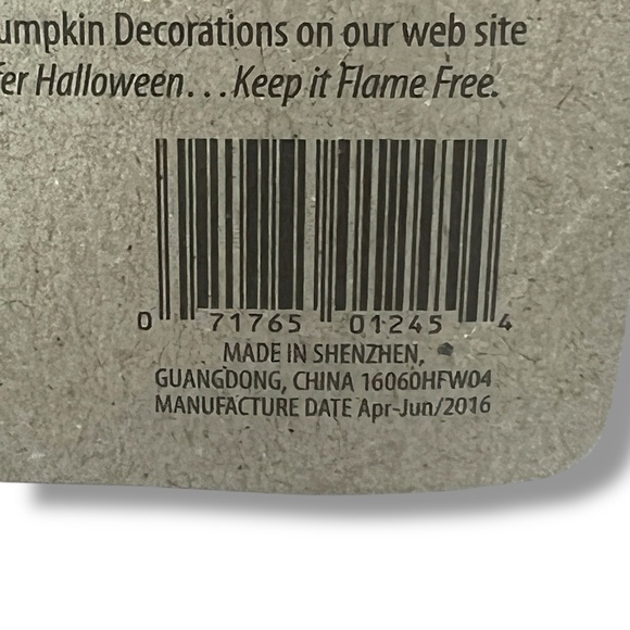 NEW‎ Pumpkin Pro Green Flashing Eyeballs Halloween Pumpkin Decoration - Picture 9 of 9